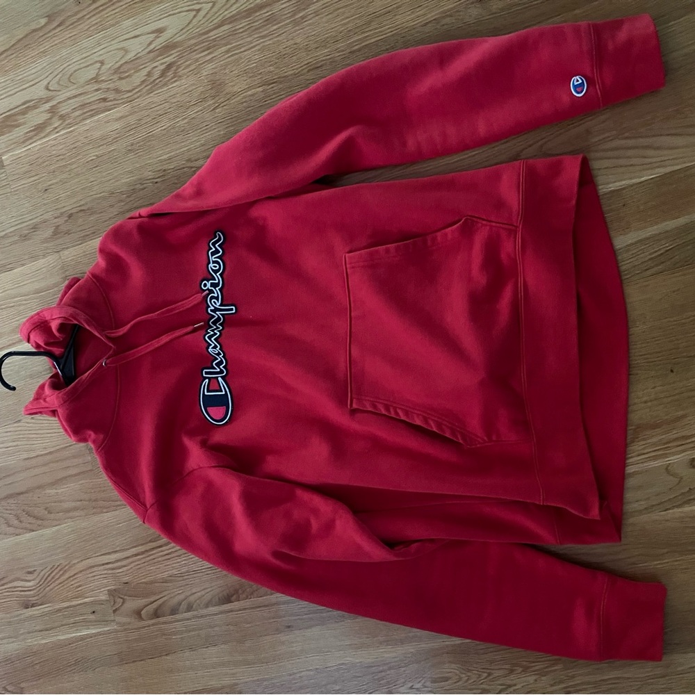 Champion Red Hoodie